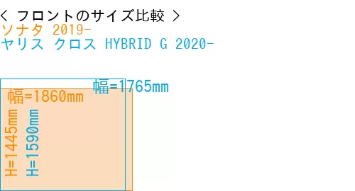 #ソナタ 2019- + ヤリス クロス HYBRID G 2020-